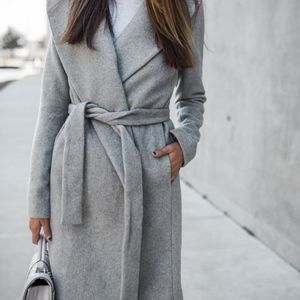 Ann Taylor Shawl Collar Wrap Coat